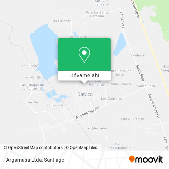 Mapa de Argamasa Ltda