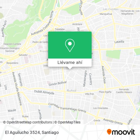 Mapa de El Aguilucho 3524