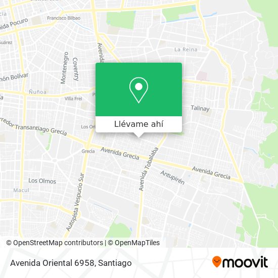 Mapa de Avenida Oriental 6958