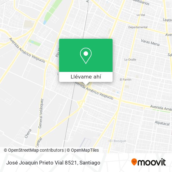 Mapa de José Joaquín Prieto Vial 8521