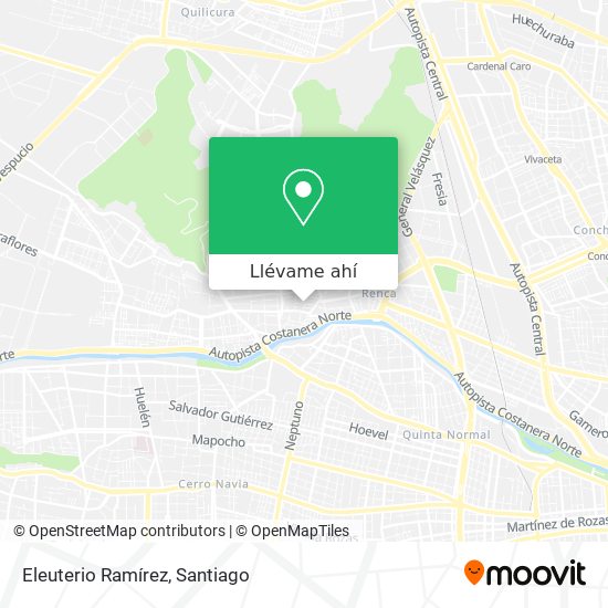 Mapa de Eleuterio Ramírez