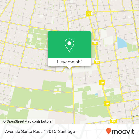Mapa de Avenida Santa Rosa 13015