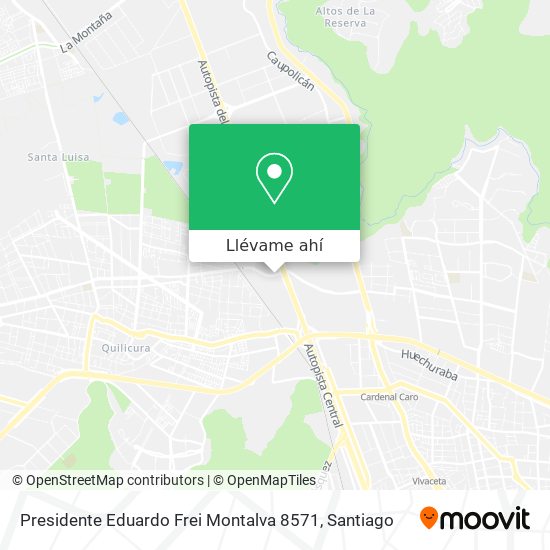 Mapa de Presidente Eduardo Frei Montalva 8571