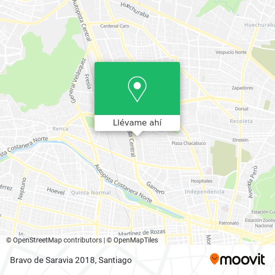 Mapa de Bravo de Saravia 2018