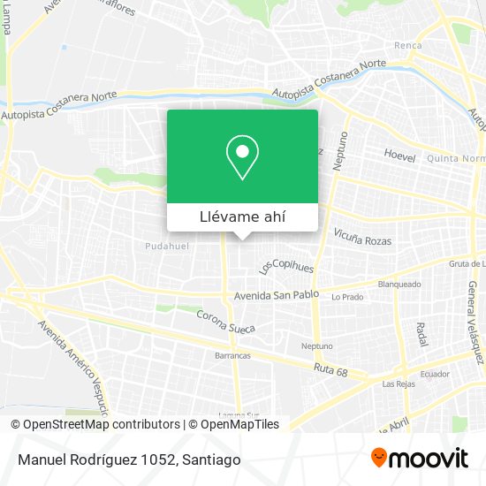 Mapa de Manuel Rodríguez 1052
