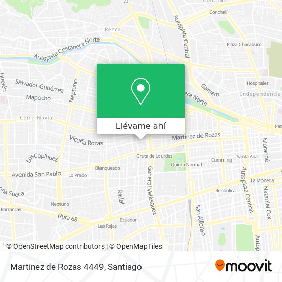 Mapa de Martínez de Rozas 4449