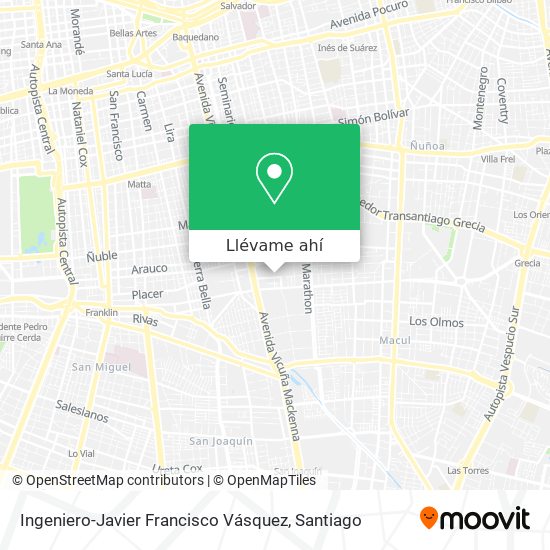 Mapa de Ingeniero-Javier Francisco Vásquez