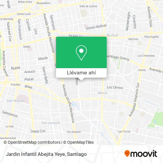 Mapa de Jardin Infantil Abejita Yeye