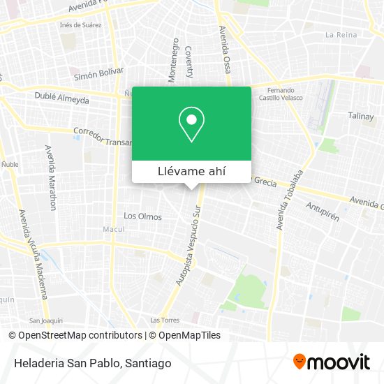 Mapa de Heladeria San Pablo