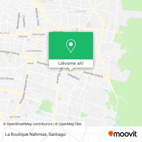 Mapa de La Boutique Nahmias