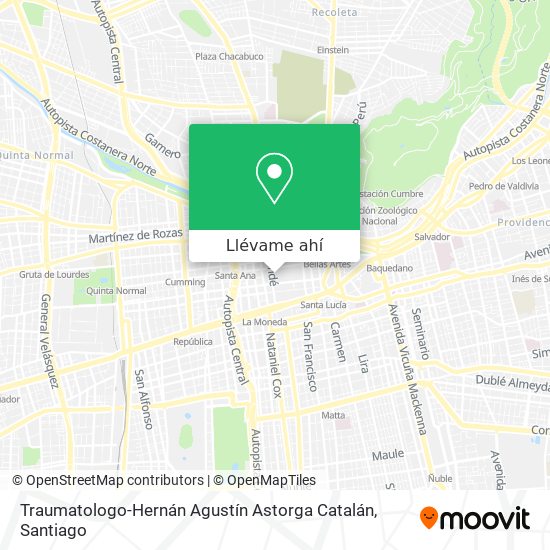 Mapa de Traumatologo-Hernán Agustín Astorga Catalán