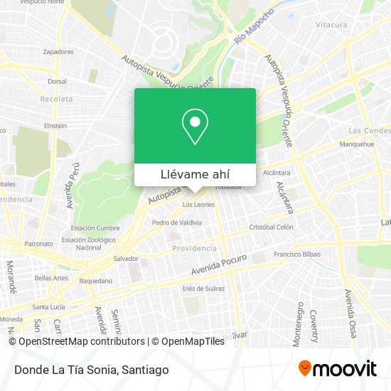 Mapa de Donde La Tía Sonia