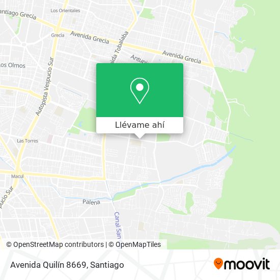 Mapa de Avenida Quilín 8669