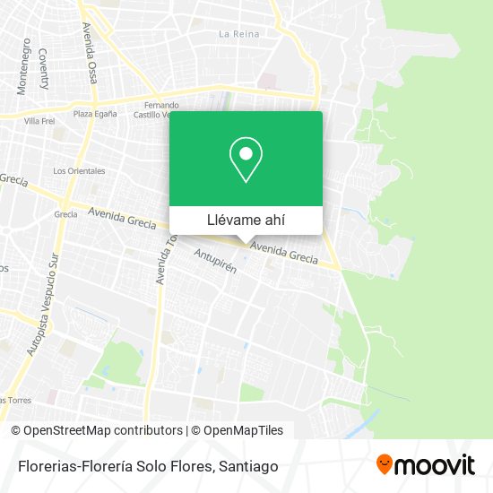 Mapa de Florerias-Florería Solo Flores