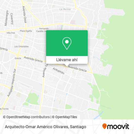 Mapa de Arquitecto-Omar Américo Olivares