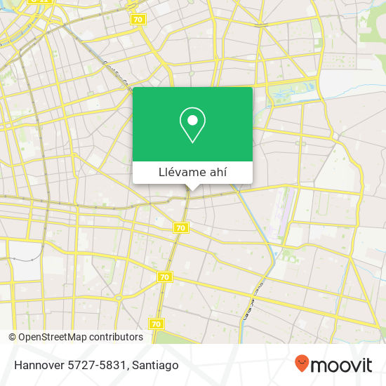 Mapa de Hannover 5727-5831