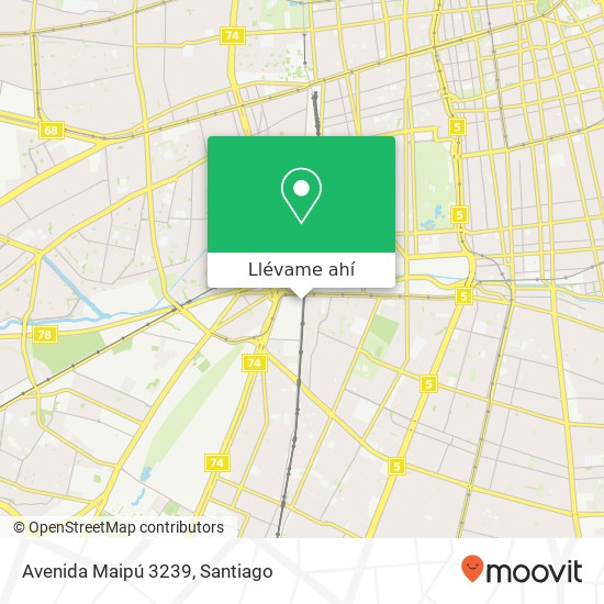 Mapa de Avenida Maipú 3239