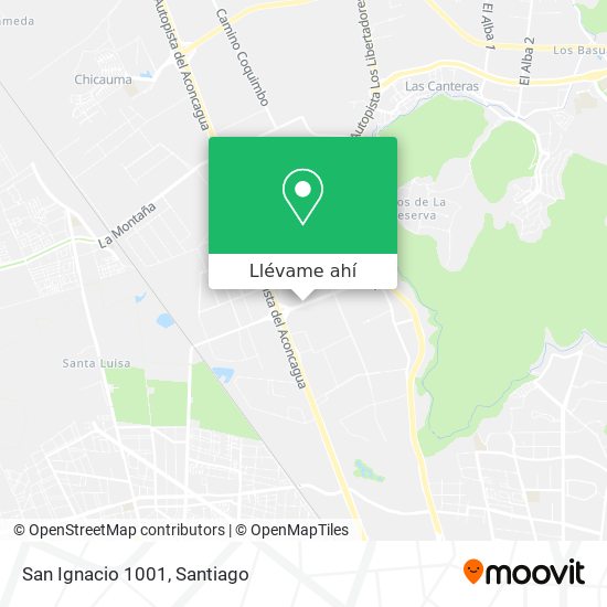 Mapa de San Ignacio 1001