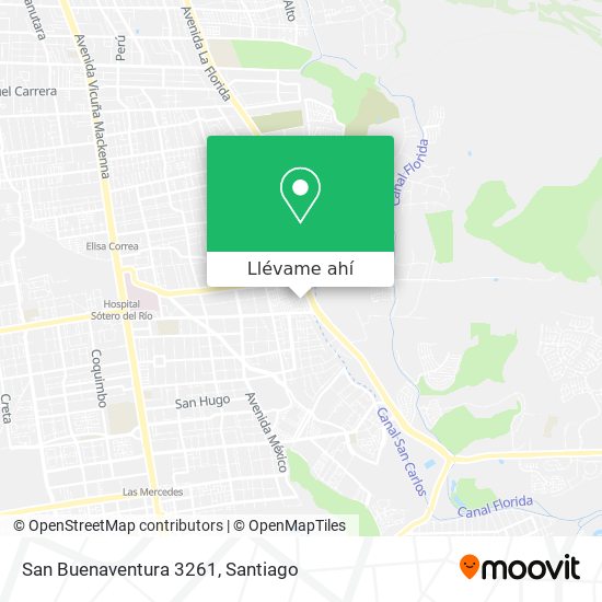 Mapa de San Buenaventura 3261