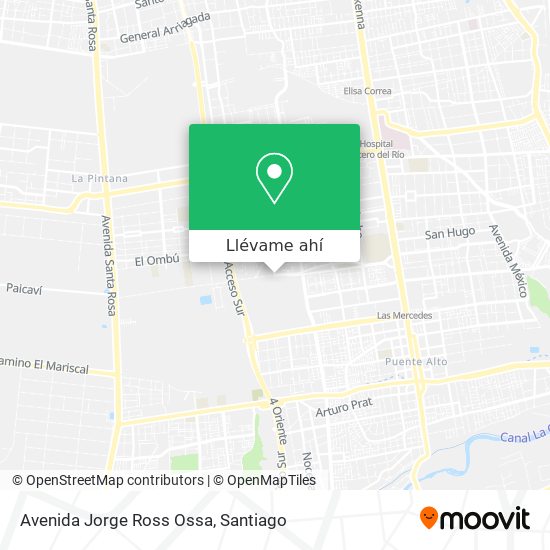Mapa de Avenida Jorge Ross Ossa