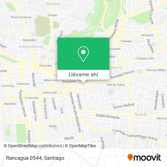 Mapa de Rancagua 0544