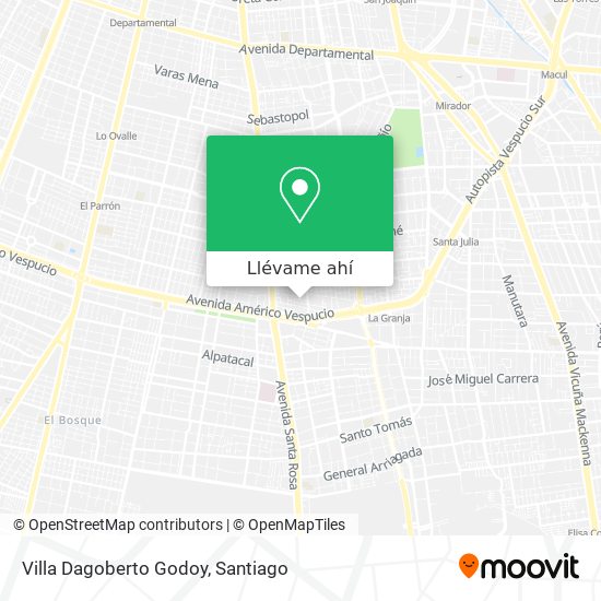 Mapa de Villa Dagoberto Godoy
