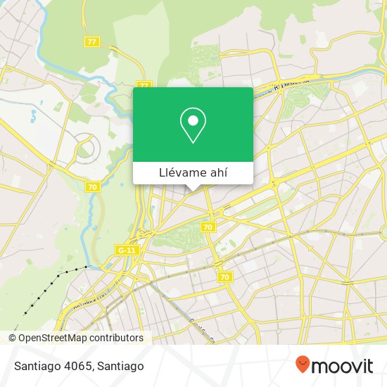 Mapa de Santiago 4065