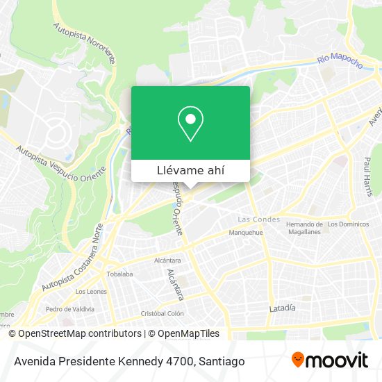 Mapa de Avenida Presidente Kennedy 4700