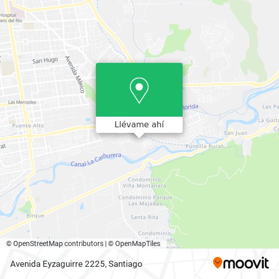 Mapa de Avenida Eyzaguirre 2225