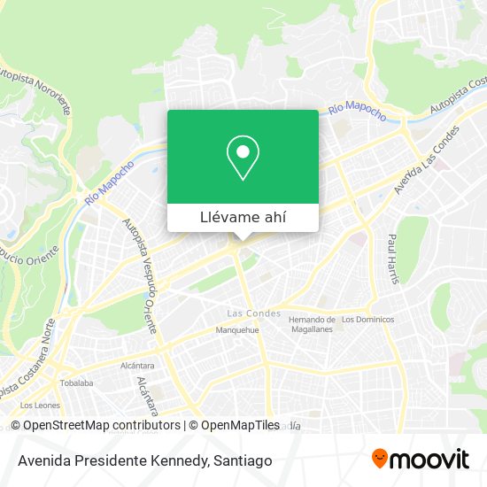 Mapa de Avenida Presidente Kennedy