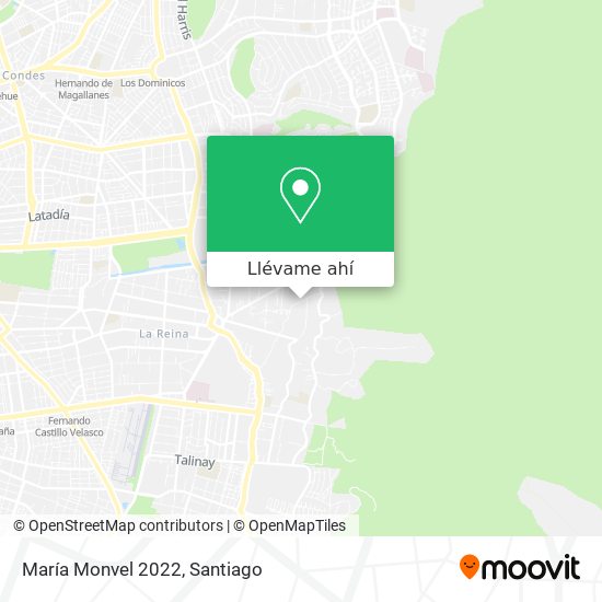 Mapa de María Monvel 2022