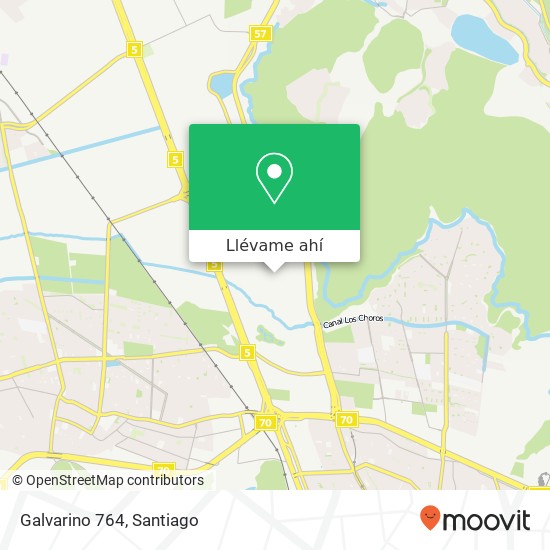 Mapa de Galvarino 764