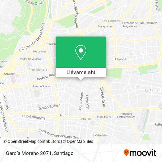 Mapa de García Moreno 2071