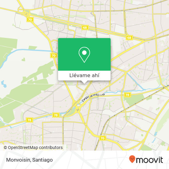 Mapa de Monvoisin
