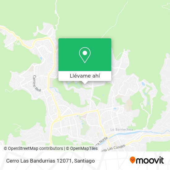 Mapa de Cerro Las Bandurrias 12071