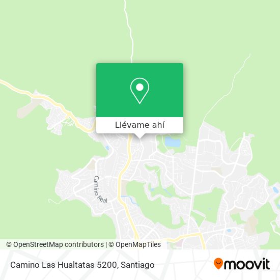 Mapa de Camino Las Hualtatas 5200