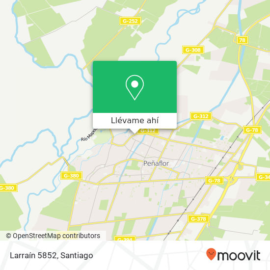 Mapa de Larraín 5852