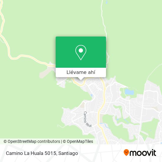 Mapa de Camino La Huala 5015