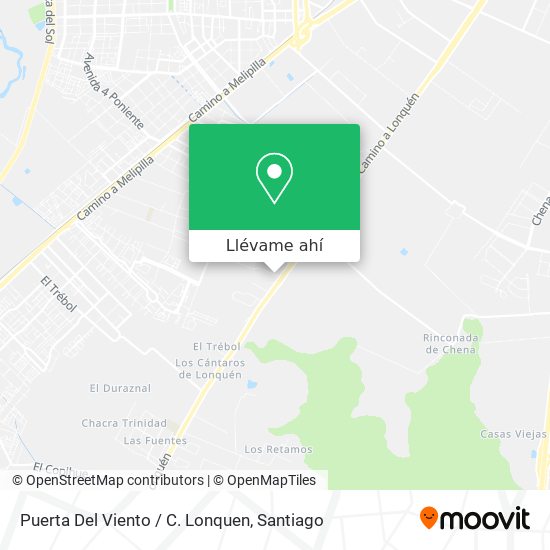 Mapa de Puerta Del Viento / C. Lonquen