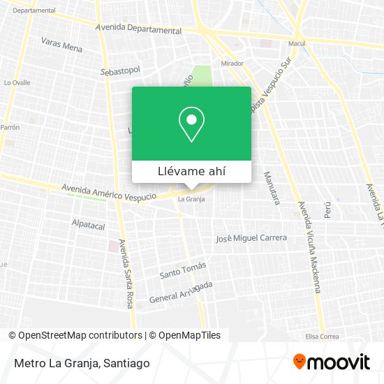 Mapa de Metro La Granja