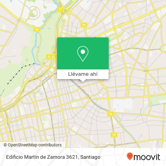 Mapa de Edificio Martín de Zamora 3621