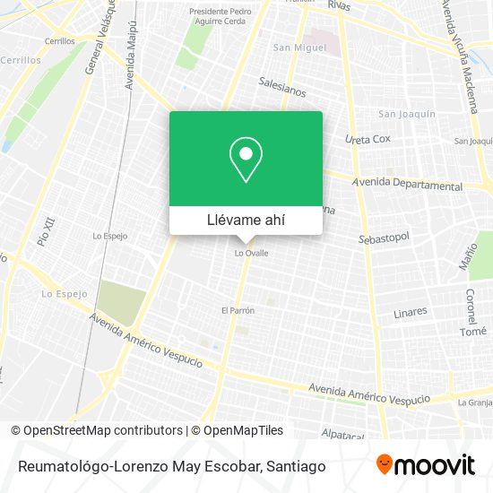Mapa de Reumatológo-Lorenzo May Escobar