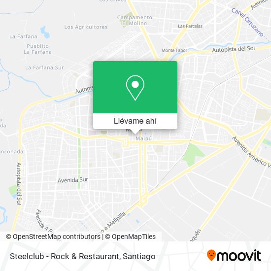 Mapa de Steelclub - Rock & Restaurant