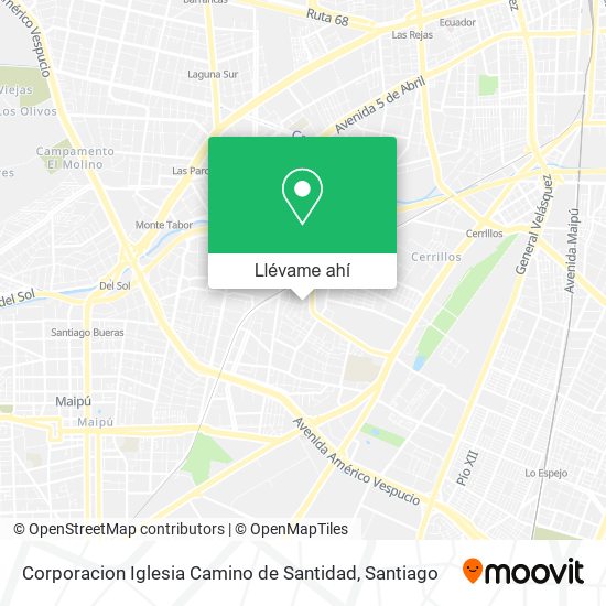 Mapa de Corporacion Iglesia Camino de Santidad