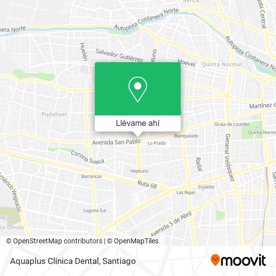 Mapa de Aquaplus Clínica Dental