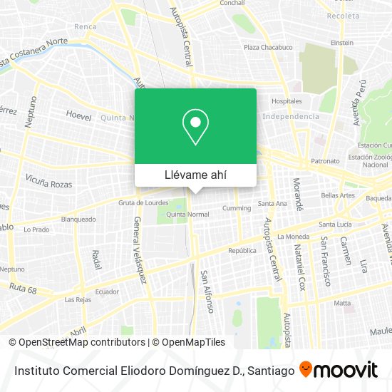 Mapa de Instituto Comercial Eliodoro Domínguez D.