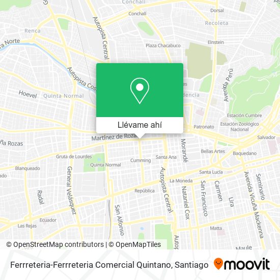 Mapa de Ferrreteria-Ferrreteria Comercial Quintano