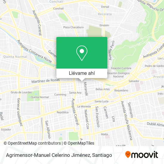 Mapa de Agrimensor-Manuel Celerino Jiménez