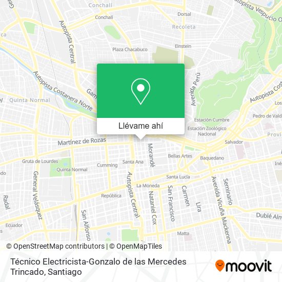 Mapa de Técnico Electricista-Gonzalo de las Mercedes Trincado