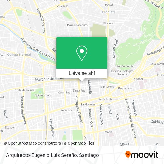 Mapa de Arquitecto-Eugenio Luis Sereño